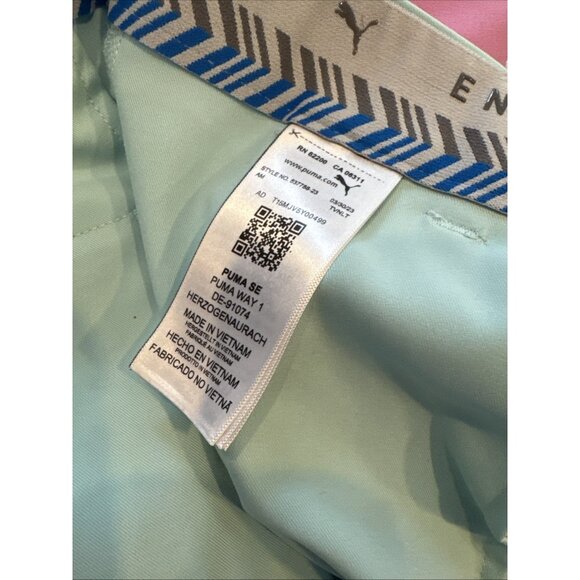 Puma Golf Shorts Lot of 3 Mens 34 Performance Stretch Golf Pink Gray Teal - Picture 9 of 9